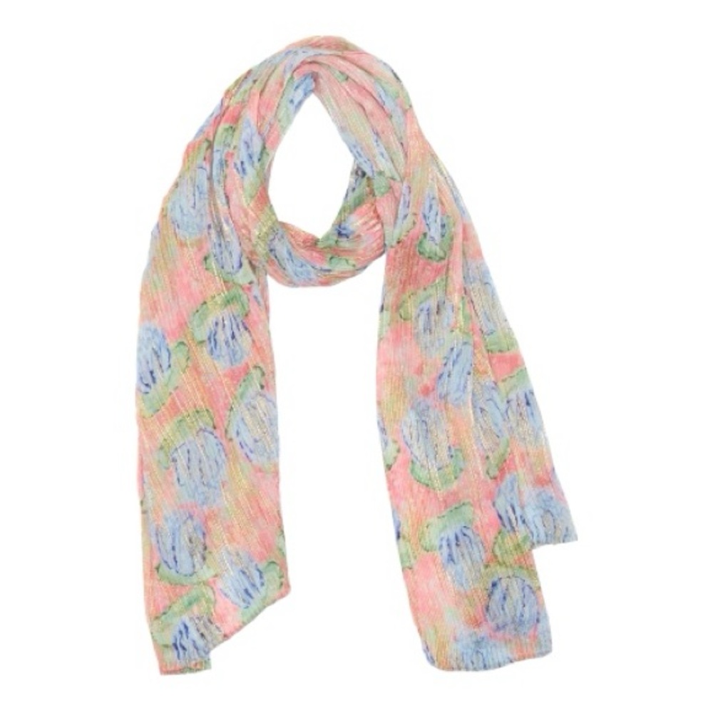 Steve Madden Lily Crinkle Foil Scarf